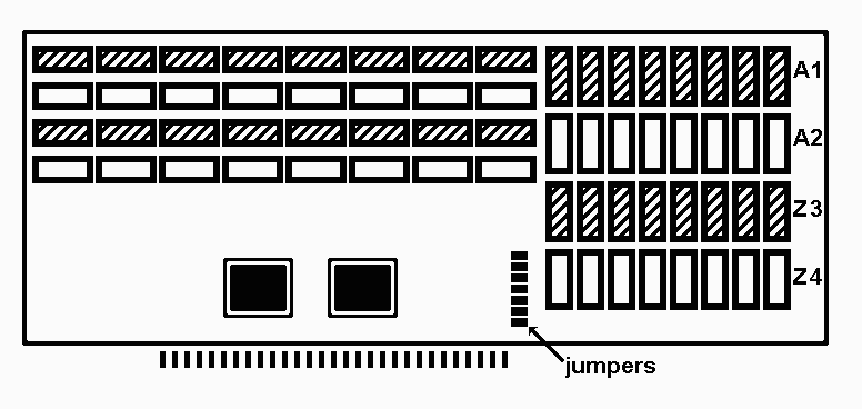 [8-UP! board layout.]
